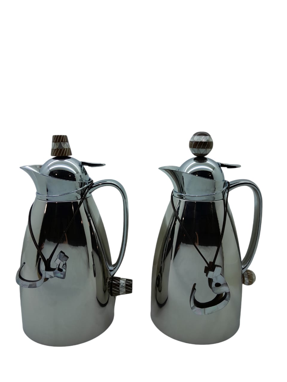 Set 2 Thermos Stainless Steel with Mother of Pearl (1 Liter)