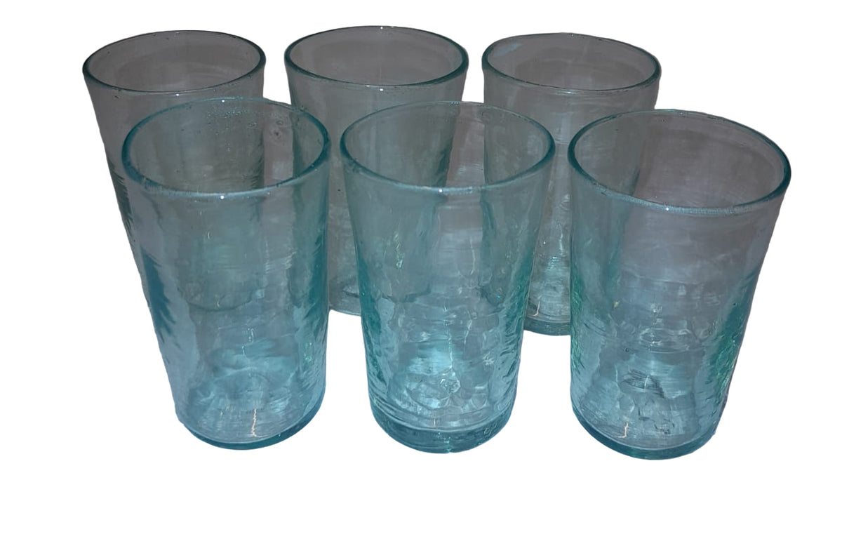 Hand Blown Glass Small (6pcs)-(D6H9cm)