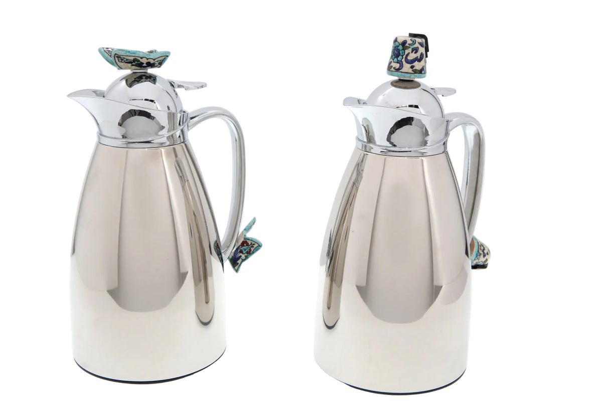 Set 2 Thermos Stainless Steel with Qishani (1 Liter)