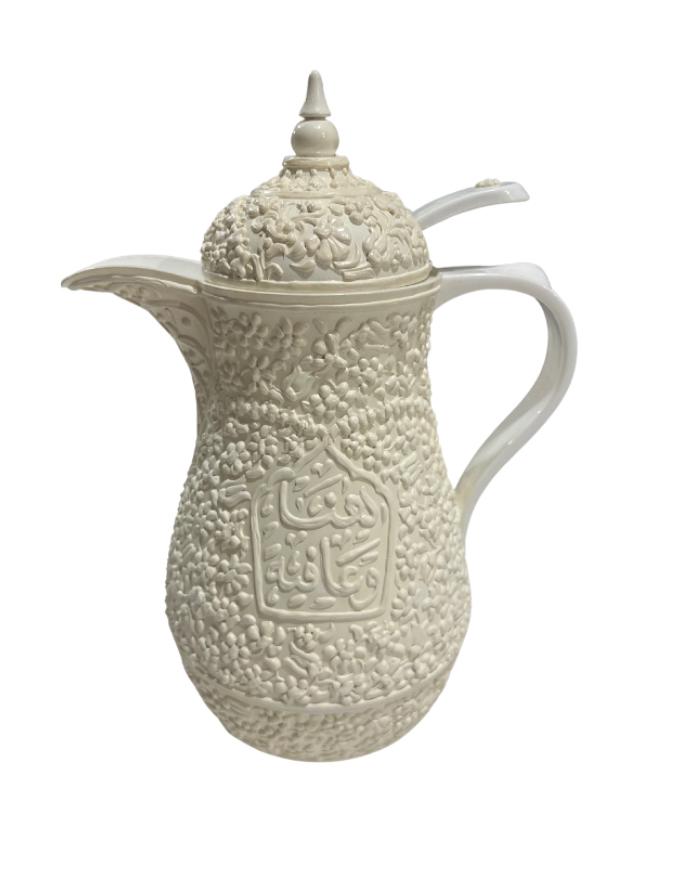 Thermos Dalle Handmade White Enamel (1Liters)/PCS