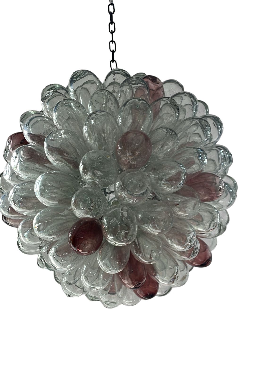 Grape Lamp Hand Blown Glass (3)