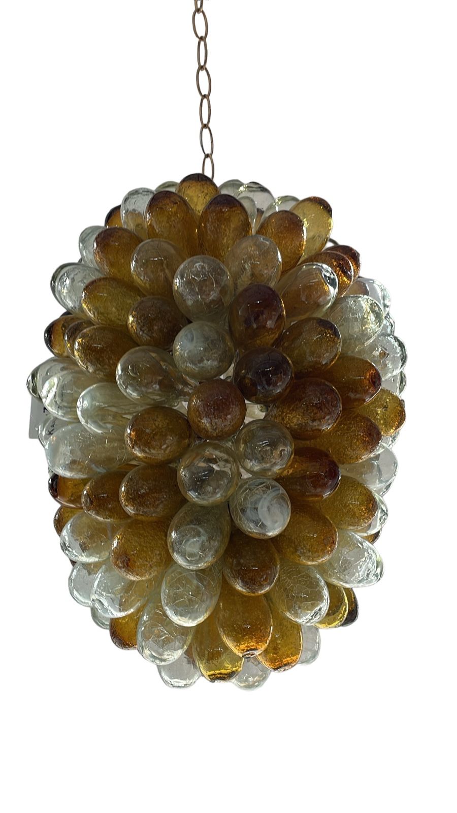 Grape Lamp Hand Blown Glass (4)