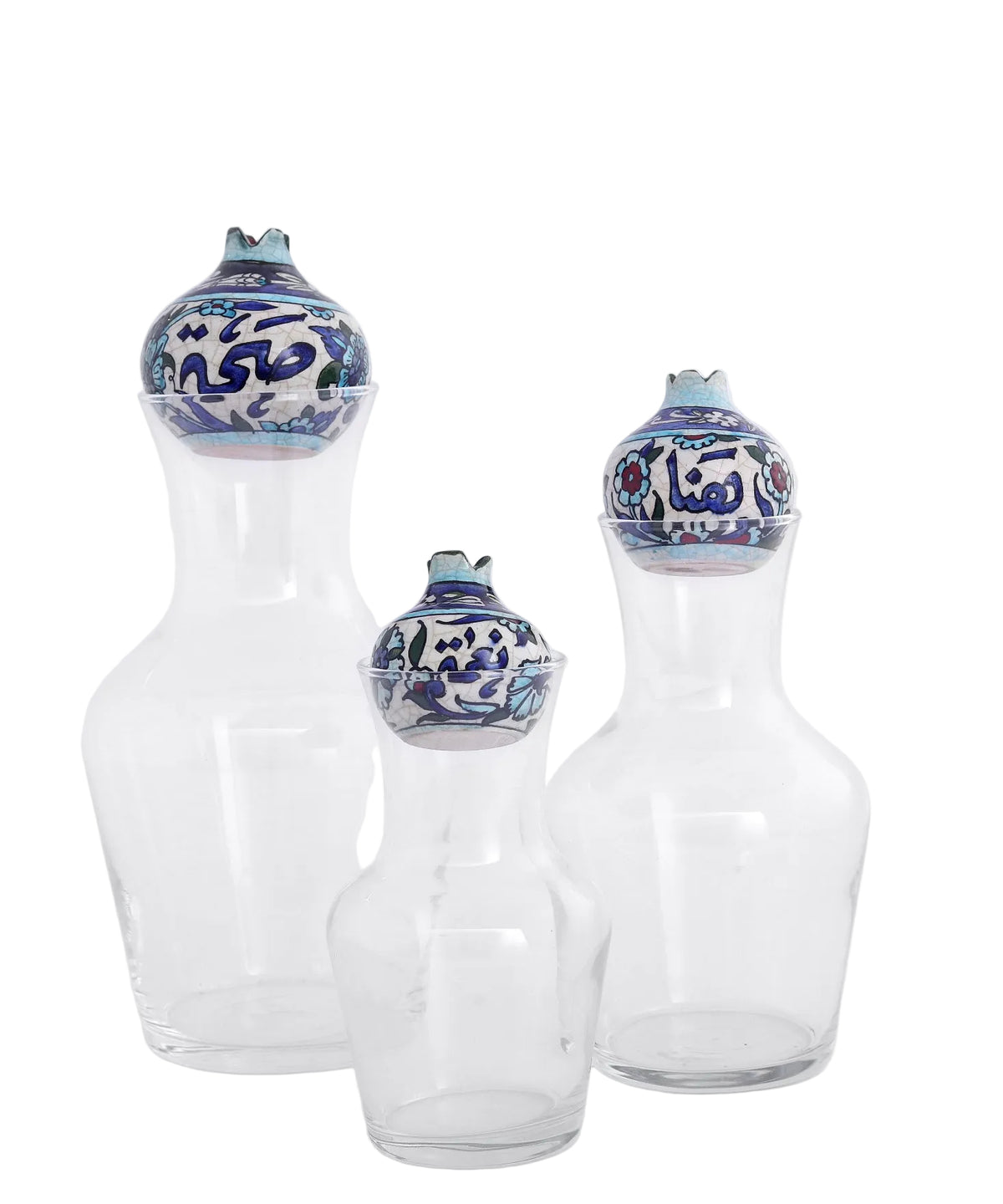 Handmade Carafe Glass with Pomegranate Qishani