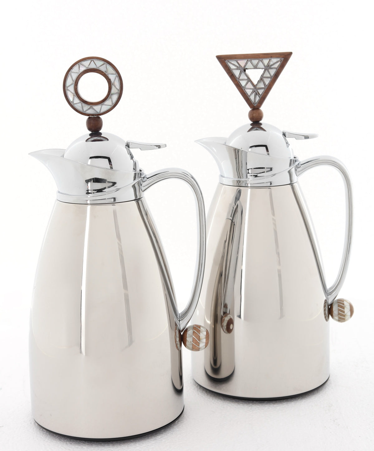 Thermos Stainless Steel with Sadaf Shape Ottoman (1Liters)/PCS