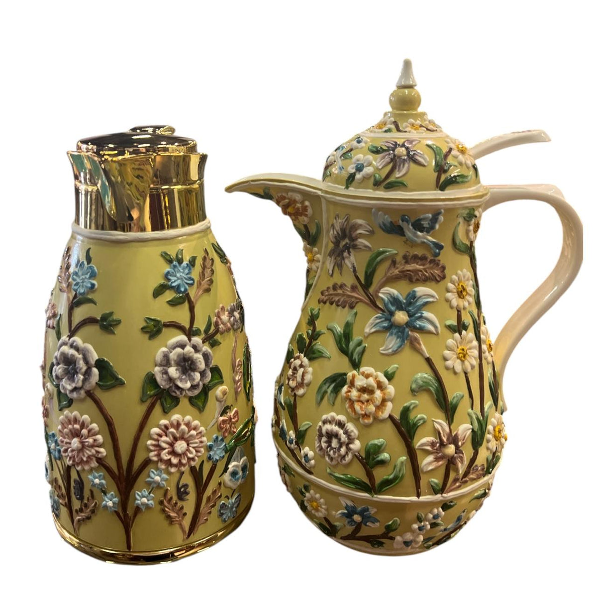 Set of 2 Dalle and Thermos with Mina flowers (1L)