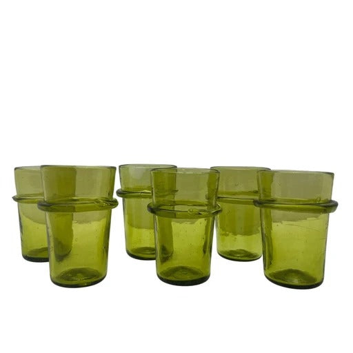Hand Blown Ring Glass (6pcs)