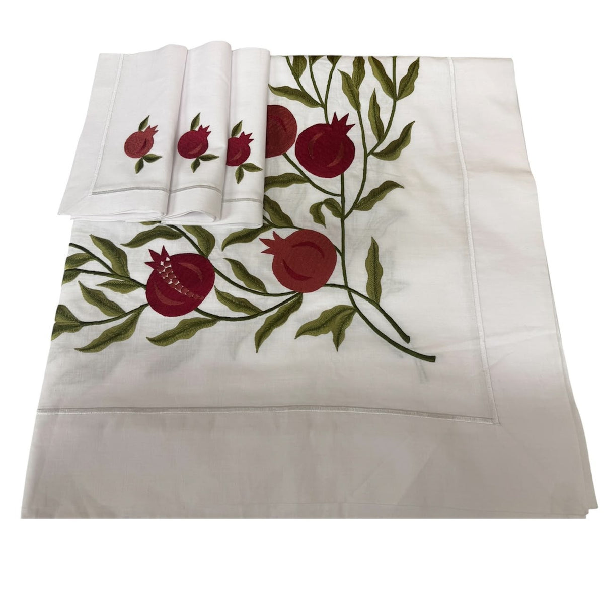 Table ClothEmbroided Pomegrenade (2*2m) with 8 napkins