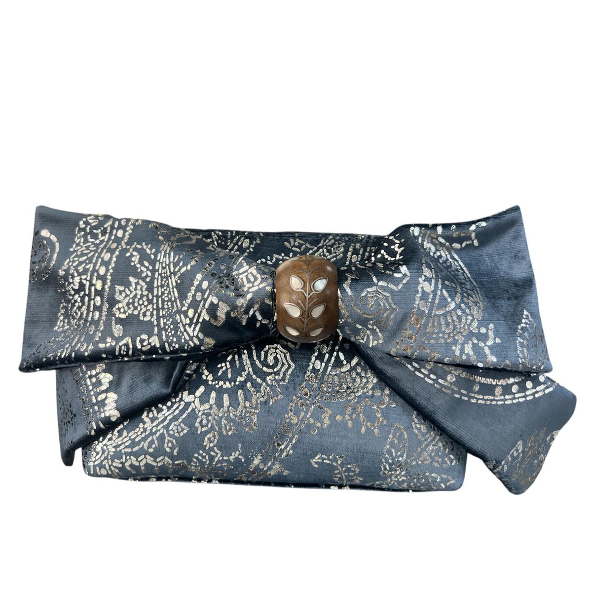 Luminated Velvet Bow Bag