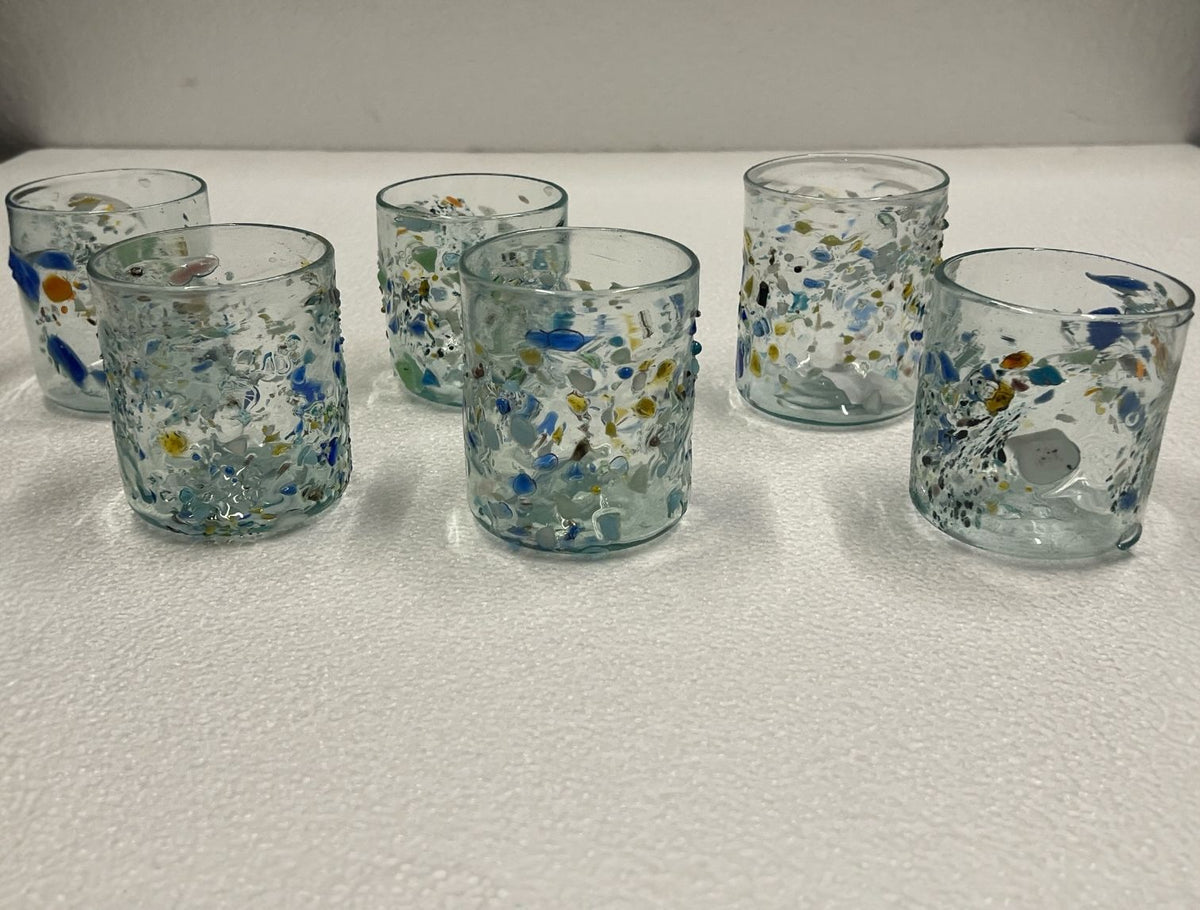 Hand Blown Glass Confetti (6pcs)