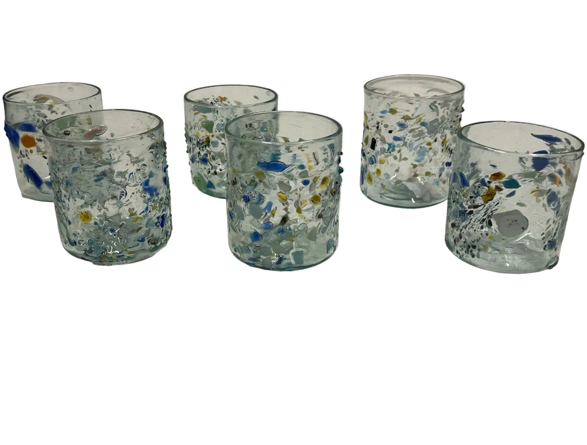 Hand Blown Glass Confetti (6pcs)