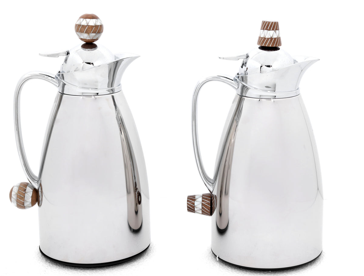 Set 2 Thermos Stainless Steel (1 Liter)