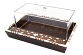 Tray +Cover (28*20cm) Solid Walnut Wood with Inlay Seashell Mother of Pearl