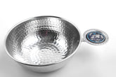 Bowl Hand Hammered Aluminum D12cm with Handmade Handle Qishani