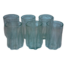 Hand Blown Glass Plain (6pcs)