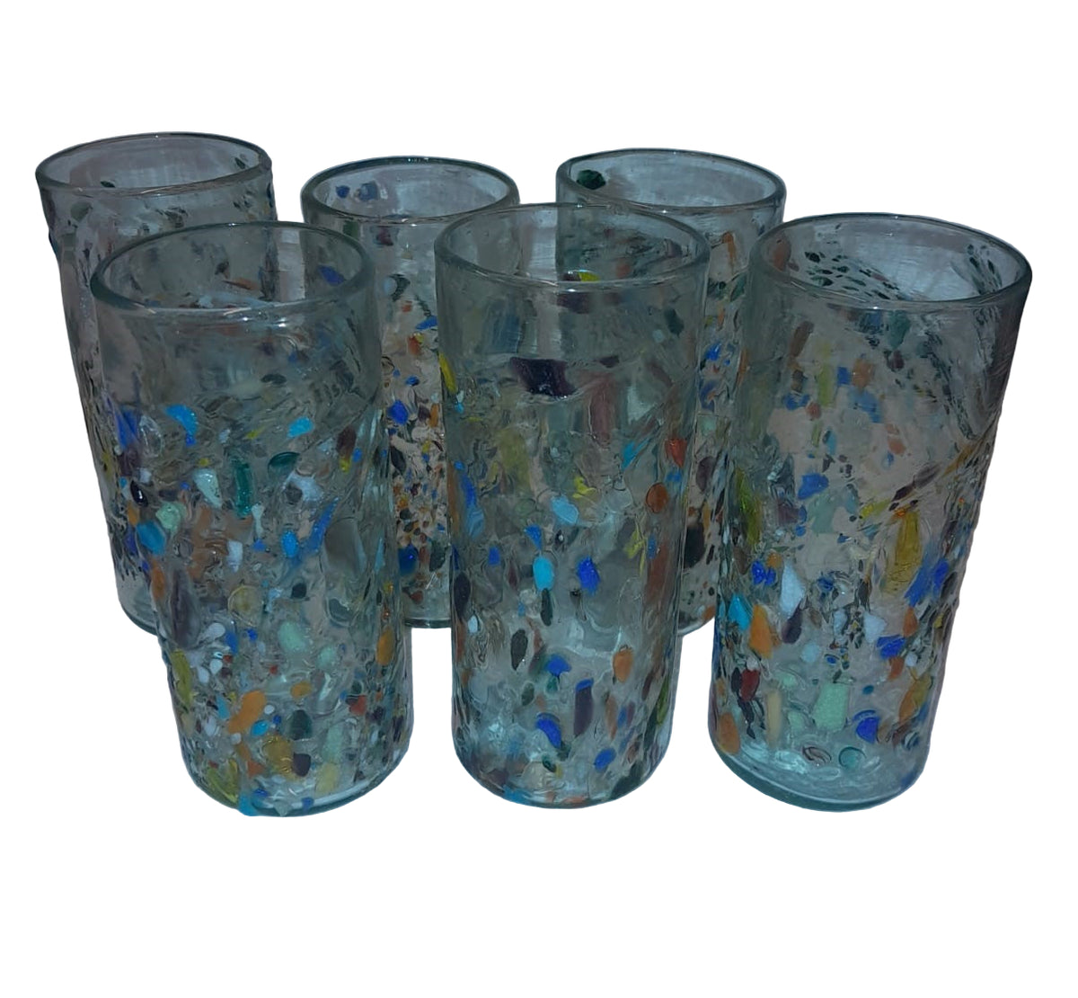 Hand Blown Glass Confetti (6pcs)