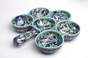 Breakfast Set Six Bowls in One Handmade Qishani