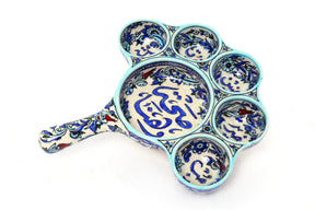 Breakfast Set Six Bowls in One Handmade Qishani