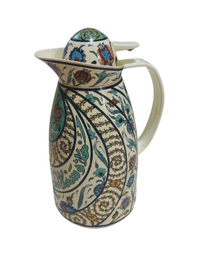 Thermos White Hand Painted Calligraphy (1Liters)/PCS