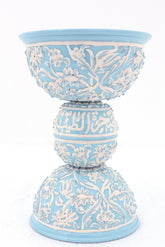 Mabkhara Aluminum Blue Enamels (D15H22cm)