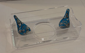 Tissue Box Plexi with 2 Birds Qishani (D24W12H5cm)