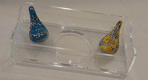 Tissue Box Plexi with 2 Birds Qishani (D24W12H5cm)