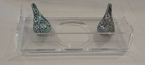 Tissue Box Plexi with 2 Birds Qishani (D24W12H5cm)