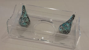 Tissue Box Plexi with 2 Birds Qishani (D24W12H5cm)