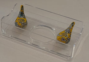 Tissue Box Plexi with 2 Birds Qishani (D24W12H5cm)