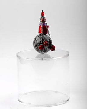 Box Round/Square Plexi with Semi Precious Stones