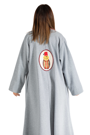 kimono fleece arabic cut