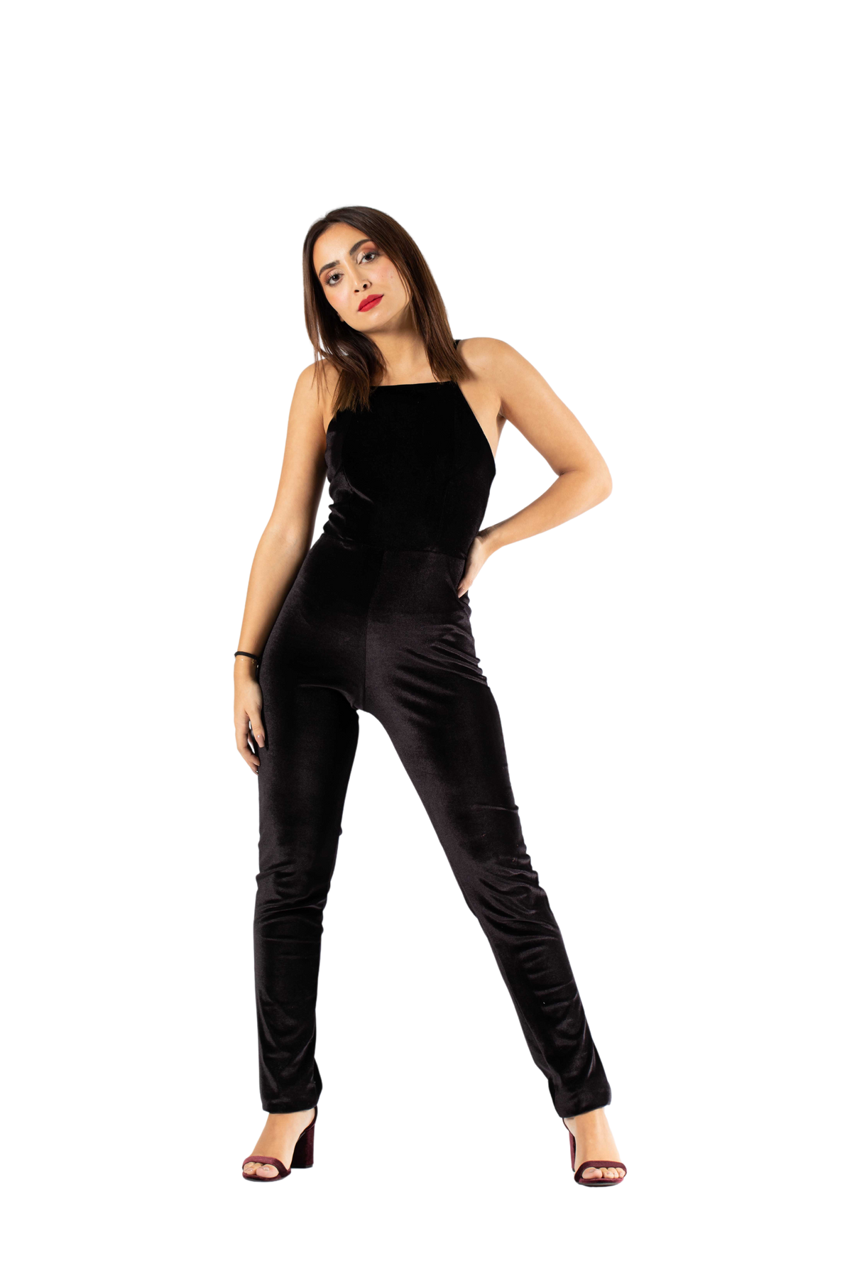 overall pants sleeveless