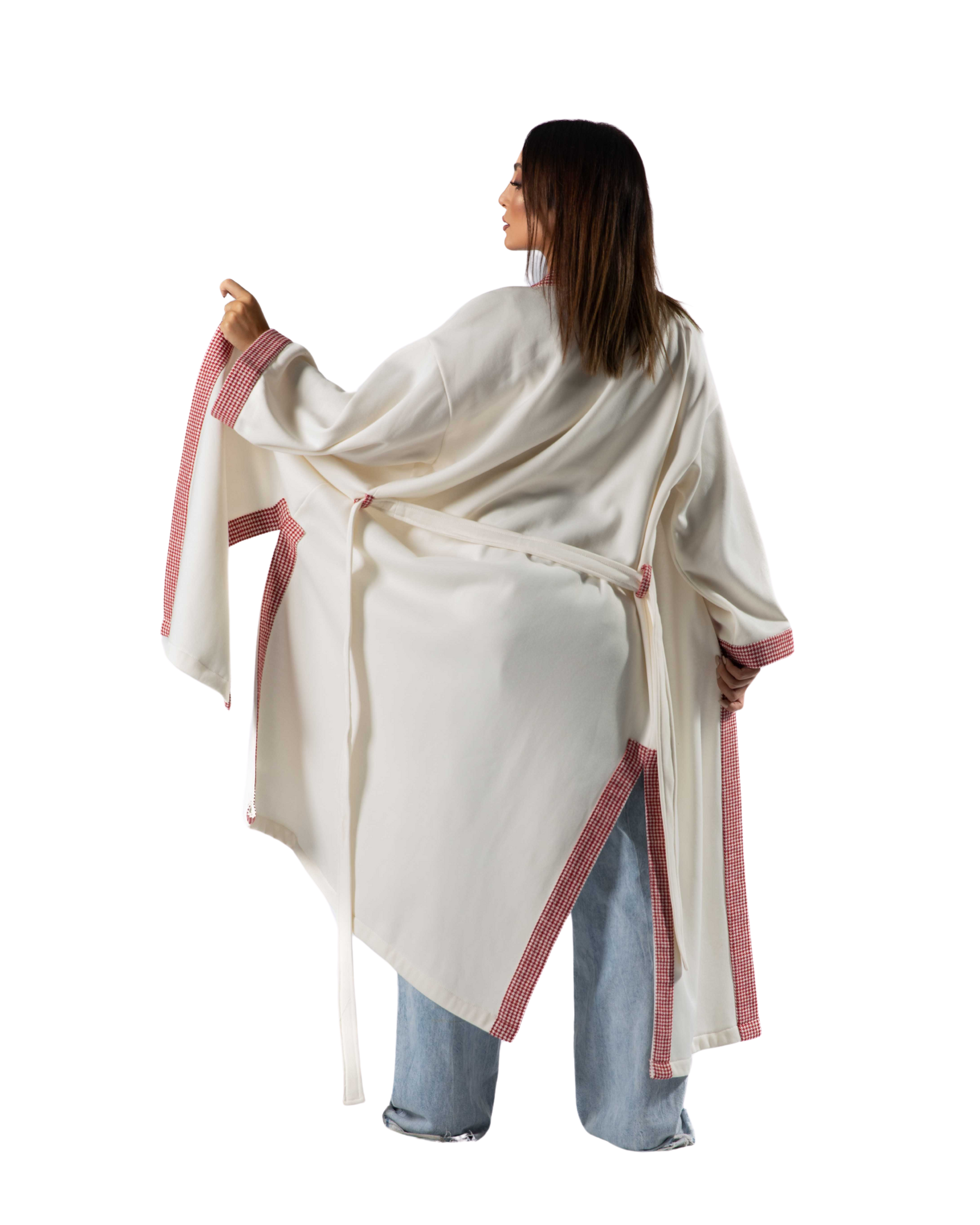 kimono fleece long