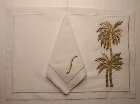 Placemat with Napkins Polycotton Embroidered- Category 1