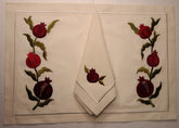 Placemat with Napkins Polycotton Embroidered- Category 1