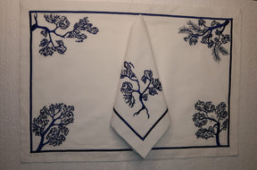Placemat with Napkins Polycotton Embroidered- Category 1