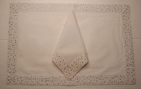 Placemat with Napkins Polycotton Embroidered-Category 4