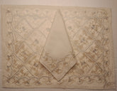 Placemat with Napkins Polycotton Embroidered- Aghabani
