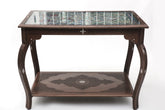 High Table Wood with Antique Enamel Hand Made Top