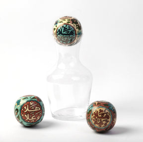 Caraffe Handmade Glass with Hand Painted Ball (1 Liters)