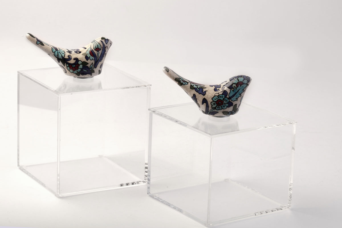 Box Square Handmade with Bird Qishani