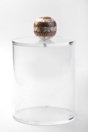 Box Handmade Plexi+ Handle Wood with Mother of Pearl