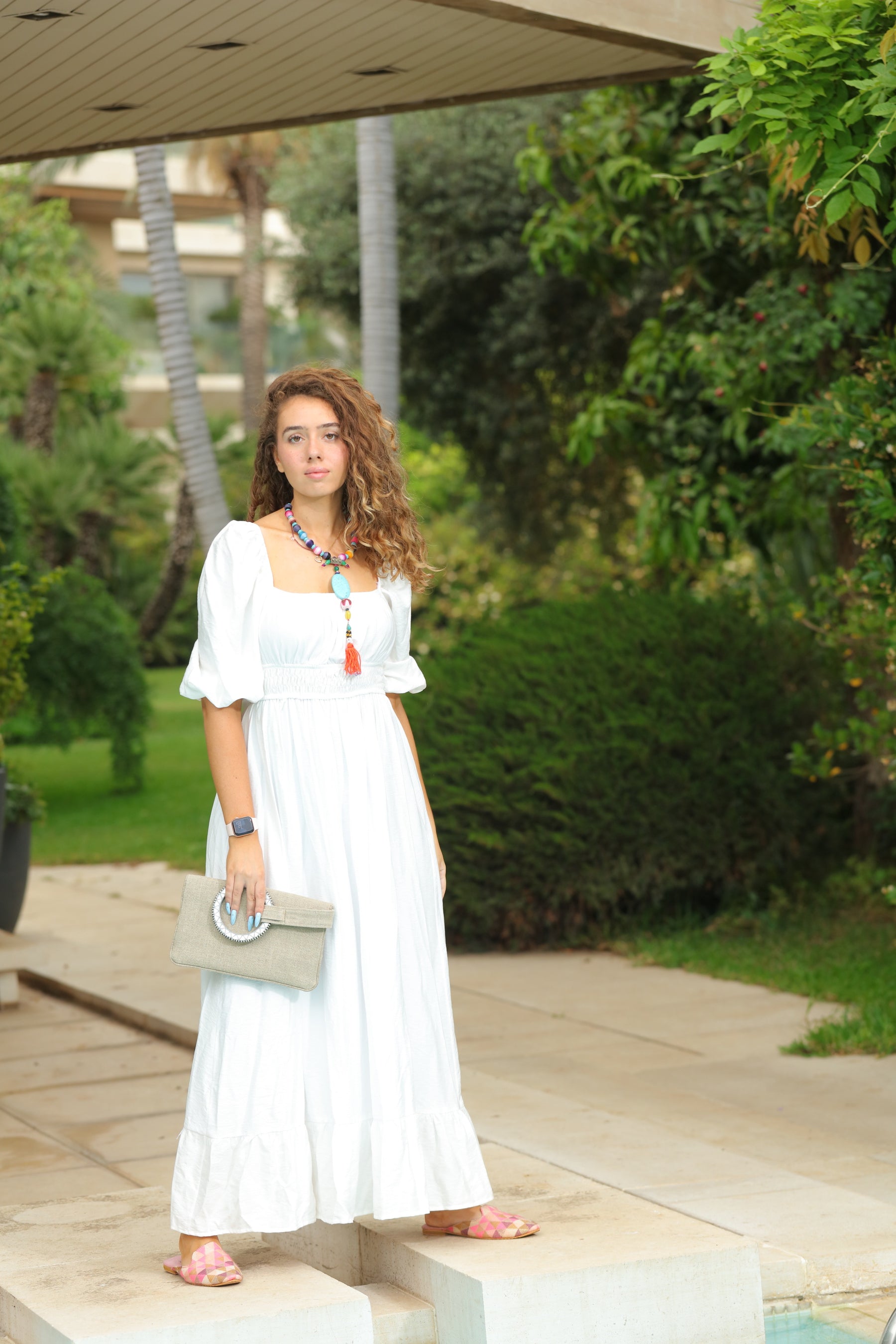 Athena Bow Dress Long