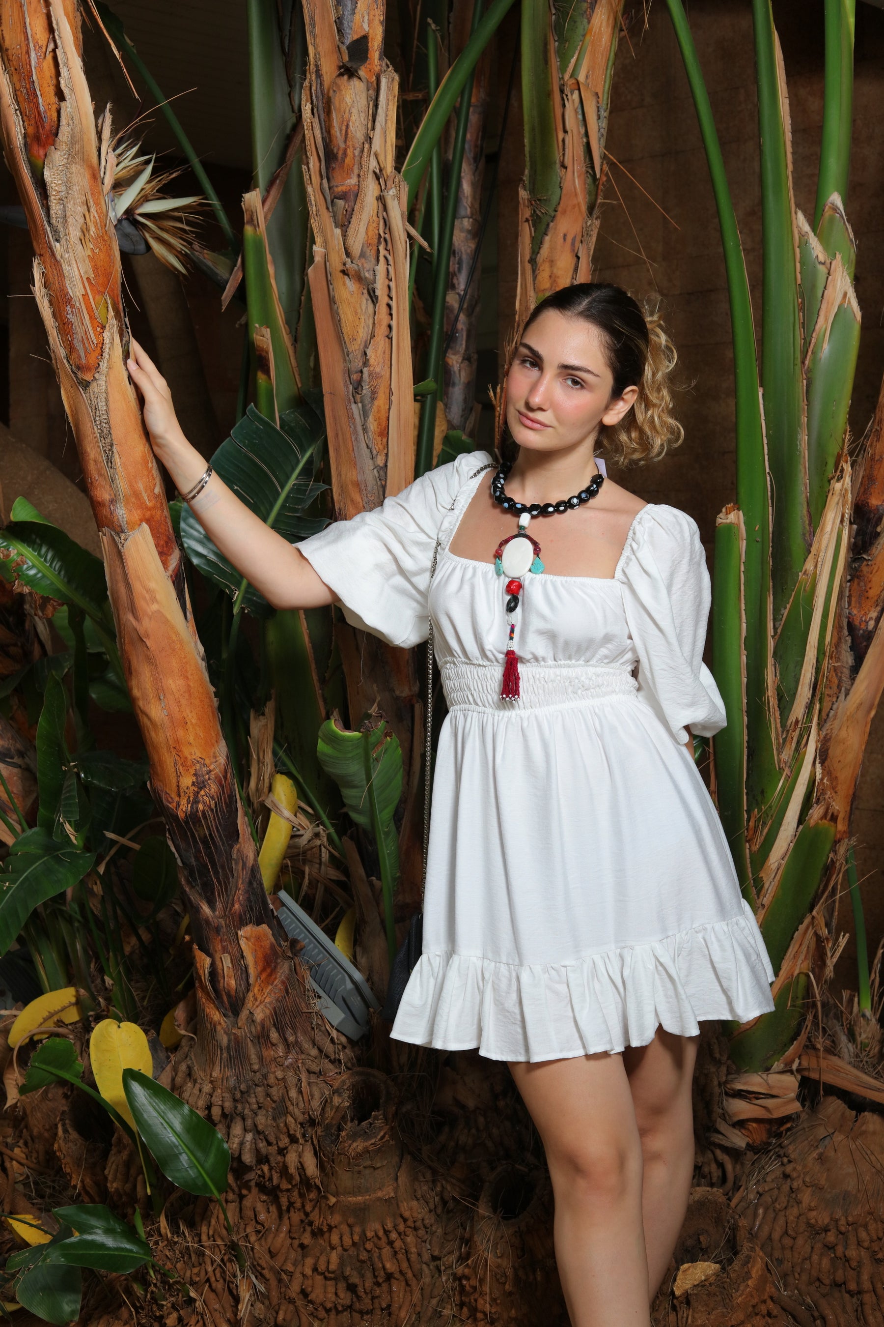 Athena Bow Dress Short