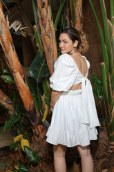 Athena Bow Dress Short