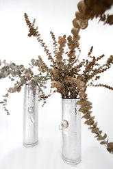 Vase Aluminium Hand Hammered with Sadaf