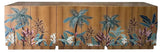 Buffet Colored Marquetry With Inlay Seashell Mother Of Pearl With Tin