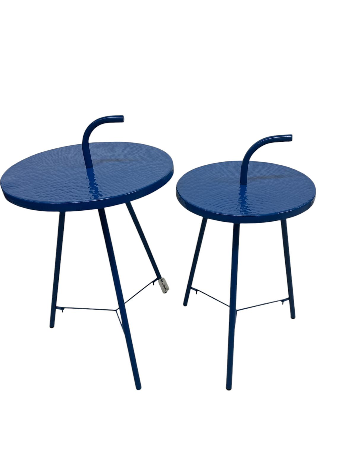 Table Set  Hand Hammered Aluminum Colored