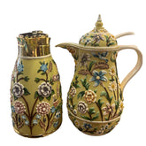 Set of 2 Dalle and Thermos with Mina flowers (1L)