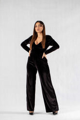 Velvet Overall Pants