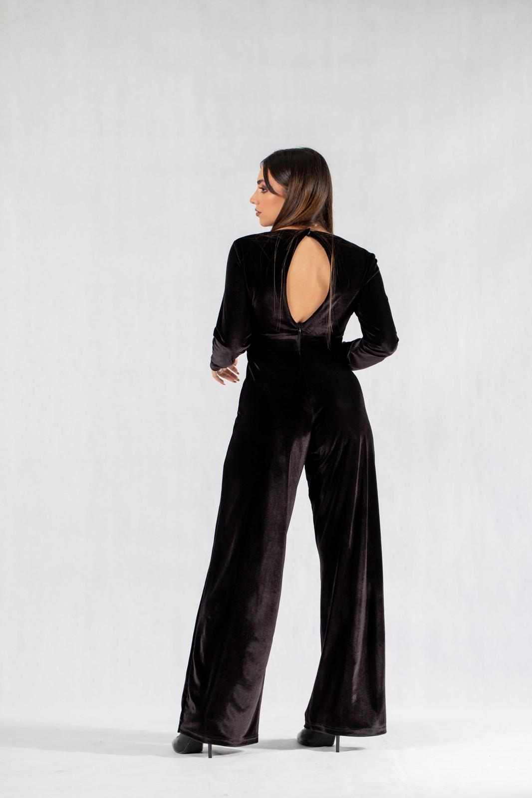 Velvet Overall Pants